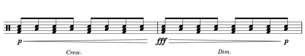 decrescendo